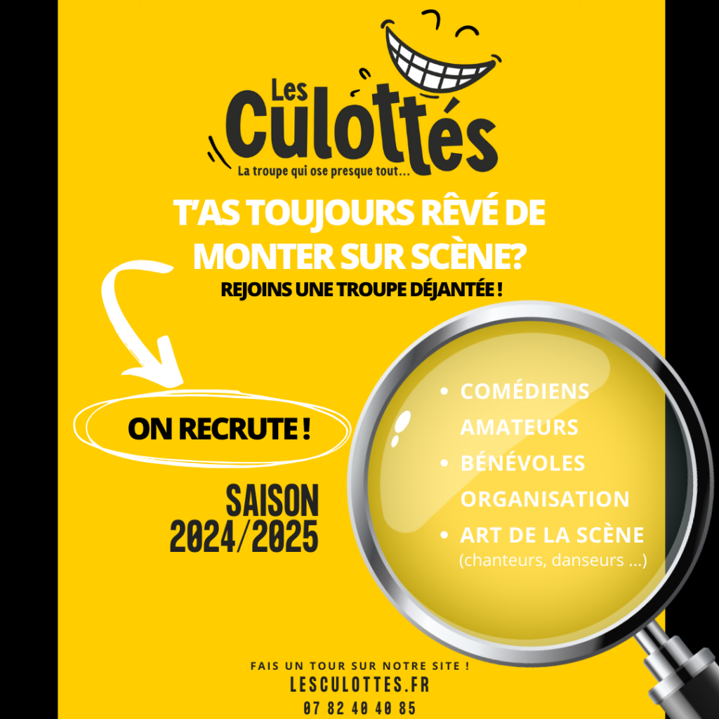 Les Culottés - on recrute